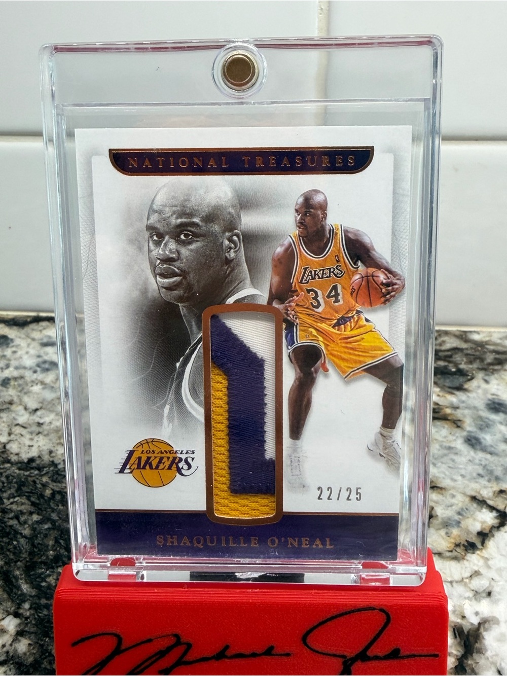 Sahquille O'Neal - National Treasures 2017 Patch 22/25